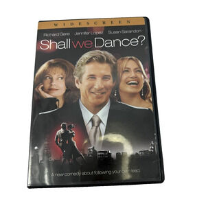 Shall We Dance Movie DVD Wide Screen Watched Once Richard Gere‎ J Lo Susan Saran